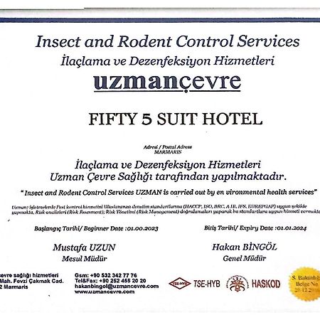 Fifty5 Suite Hotel Мармарис Екстер'єр фото